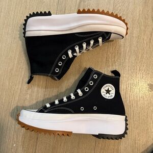 Converse Run Star Hi ‘Black’ 166800C Size 10 men’s New